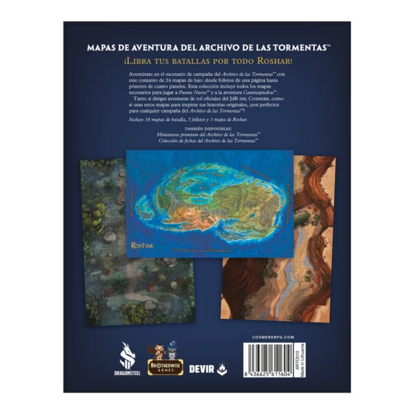 8436625611604-1200-backflat El Archivo de las Tormentas - Mapas de aventura