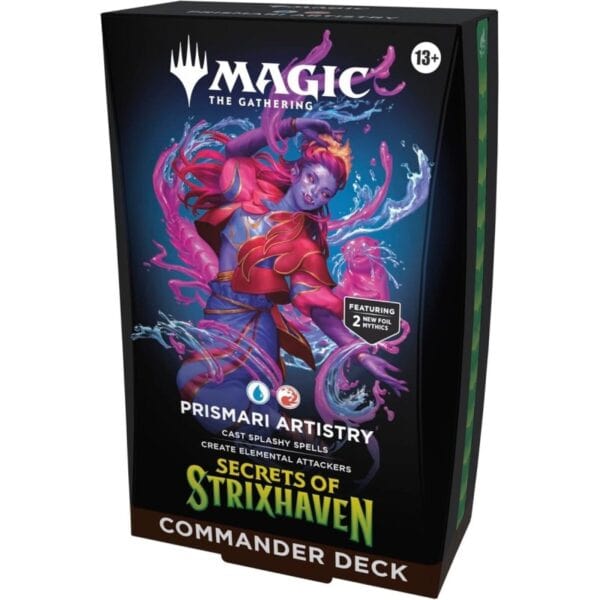 Commander deck Secrets of Strixhaven Prismari Artistry Commander deck Secrets of Strixhaven Prismari Artistry