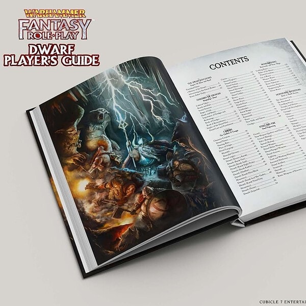 Warhammer Fantasy Roleplay Dwarf Players Guide Collectors Edition Contents