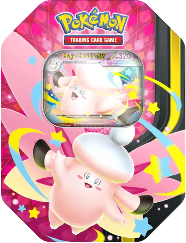 Lata Mega Clefable ex en Español