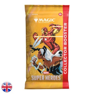 Sobre de coleccionista de Marvel Super Heroes (inglés)