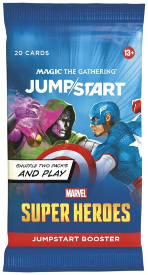 Sobre de Jumpstart de Marvel Super Heroes (inglés)