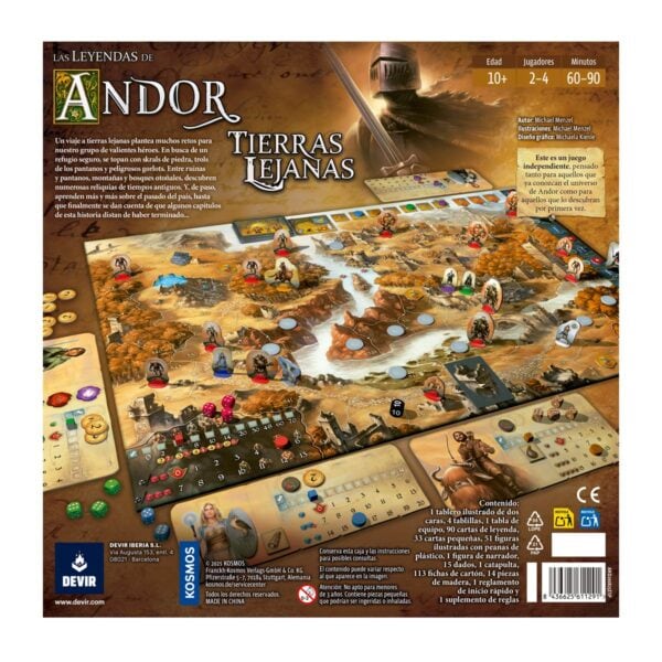 8436625611291-1200-backflat Las Leyendas de Andor: Tierras Lejanas