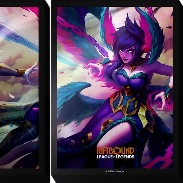 Riftbound: Vendetta art sleeves Kayle & Morgana (100)