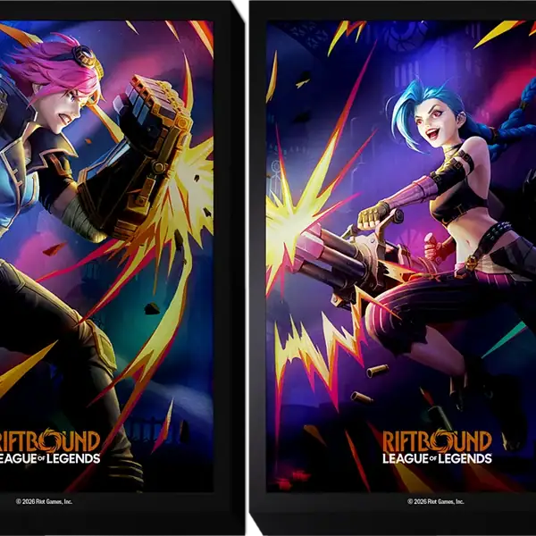 Riftbound: Vendetta art sleeves Vi & Jinx (100)