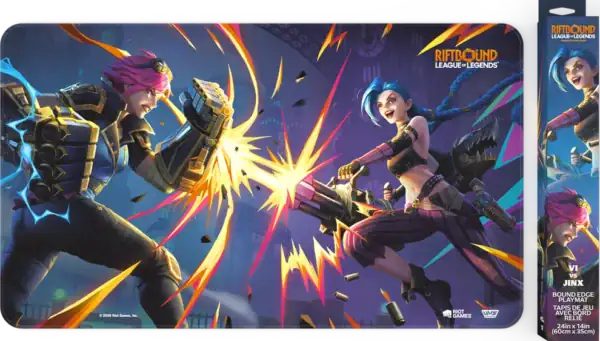 Riftbound Vendetta playmat Vi & Jinx Riftbound: Vendetta playmat Vi & Jinx