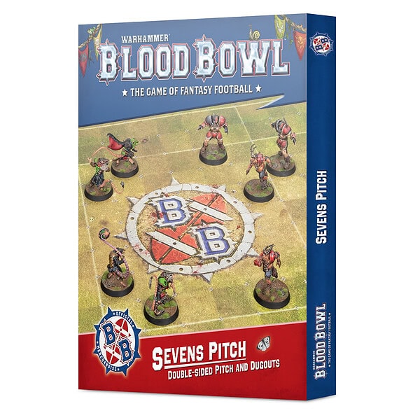 Blood Bowl Sietes: campo y banquillos de doble cara