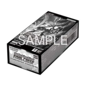 Digimon Card Game – LM-08: LIMITED CARD PACK FINAL CREST- ingles