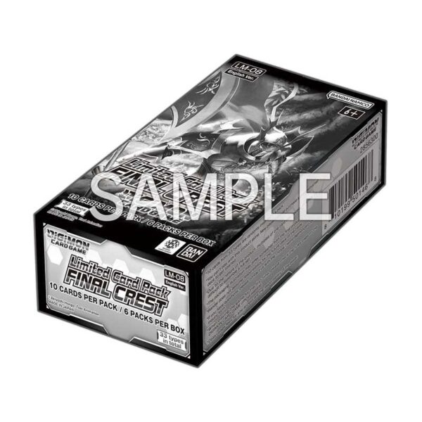 Digimon Card Game – LM-08: LIMITED CARD PACK FINAL CREST – Booster Box – Inglés