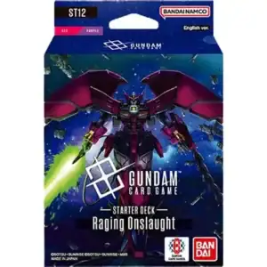 Gundam Card Game Starter Deck Display ST12 Raging Onslaught