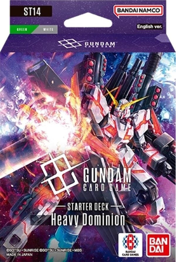 ST14DK Gundam Card Game Starter Deck Display ST14 Heavy Dominion