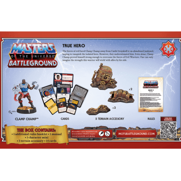 Wave 9: Masters of the Universe™ Faction componentes